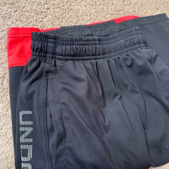 Under Armour Black and Orange Athletic Shorts - Picture 4 of 4